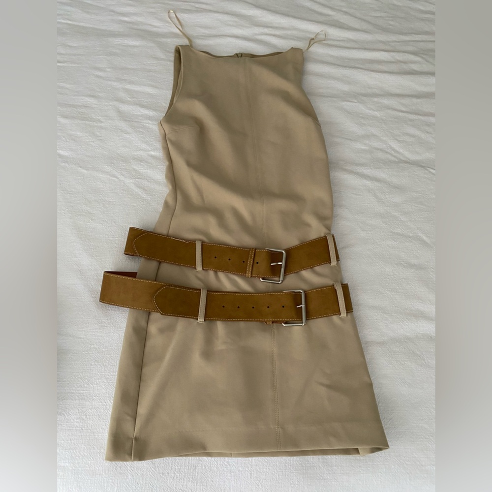 Zara Tan Midi Dress